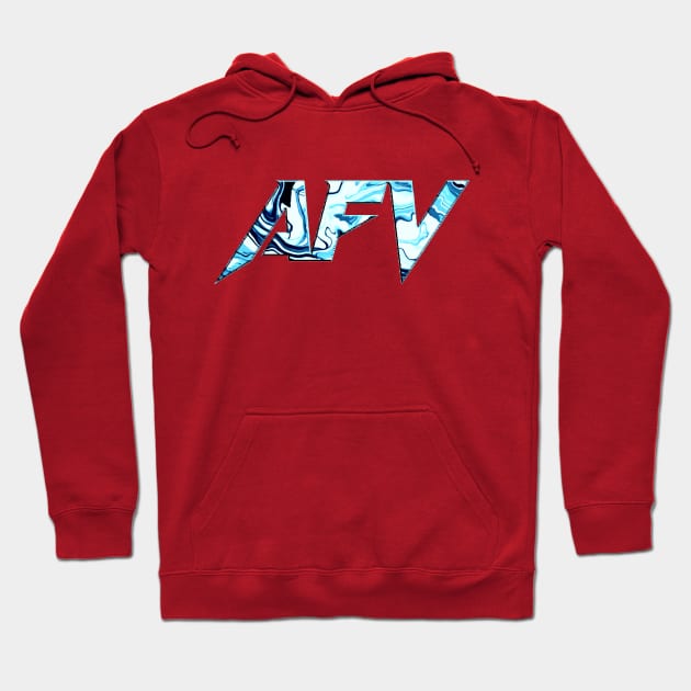 AFV Ice Blue Hoodie by Khaleel Ward